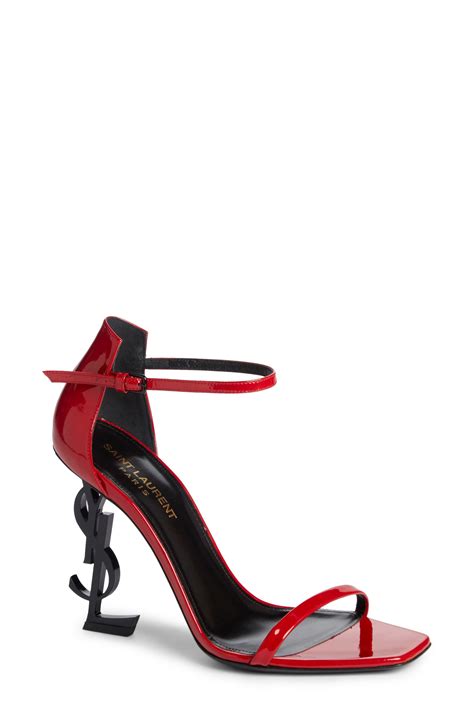 ysl red heels|ysl denim heels.